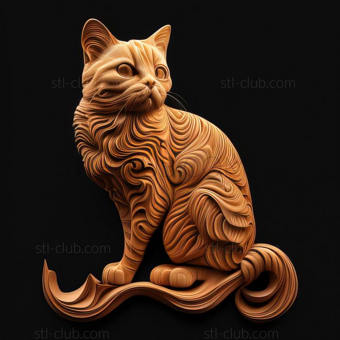 3D model st cat (STL)